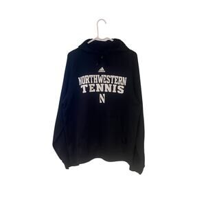 Adidas Northwestern Tennis Black Hoodie